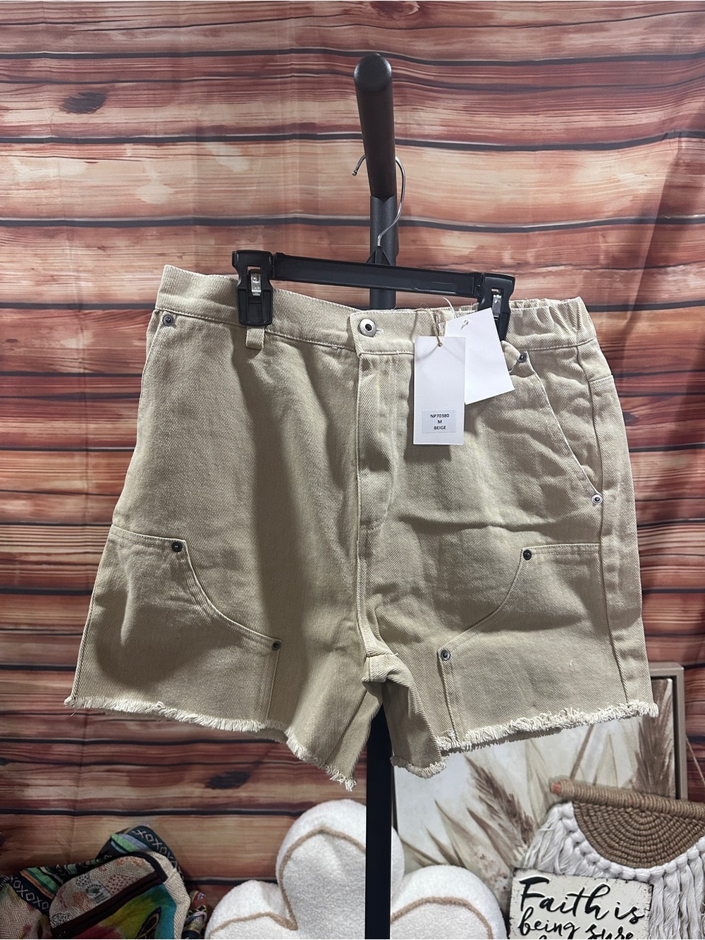 Very‎ J Beige/Tan Jean Shorts